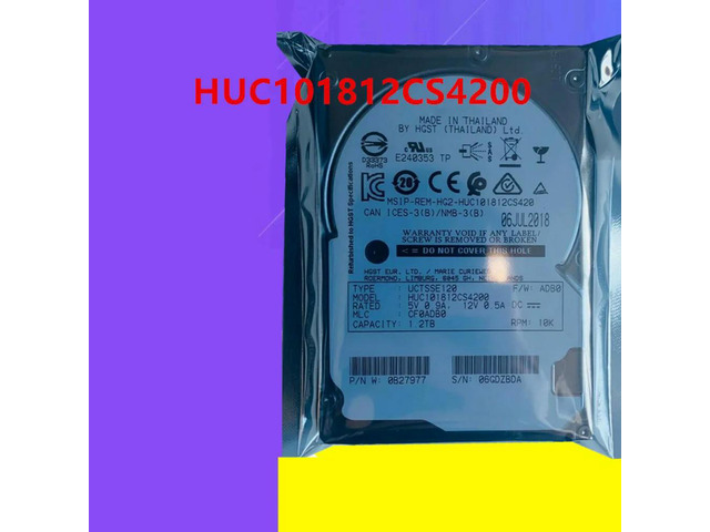 OwnShoe HDD For Hgst 1.2TB 2.5' SAS 12 Gb/S 64MB 10000RPM For Internal HDD For Server HDD For HUC101812CS4200