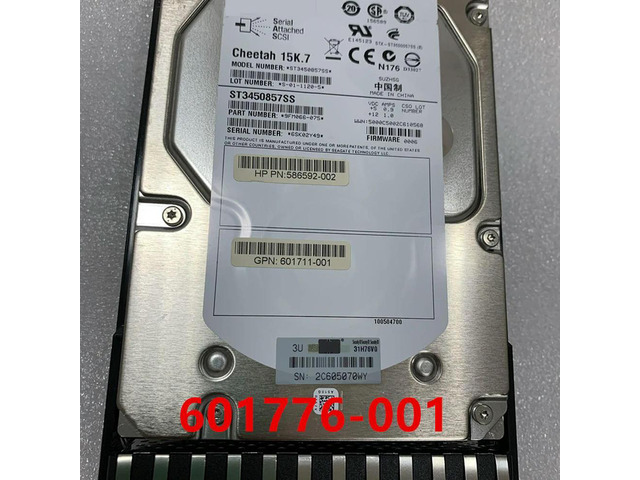 OwnShoe HDD For MSA2000 P2000 450GB 3.5' SAS 32MB 15K For Internal HDD For Server HDD For 601776-001 601711-001 AP859A