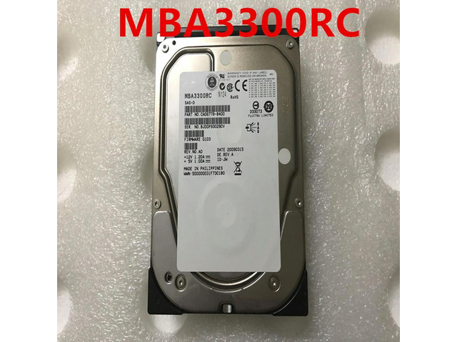OwnShoe HDD For Fujitsu 300GB 3.5' SATA 16MB 15000RPM For Internal HDD For Server HDD For MBA3300RC