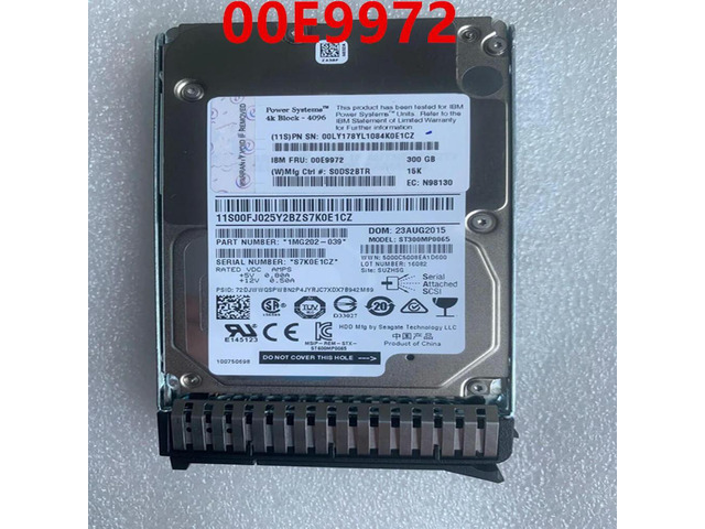 OwnShoe HDD For 300GB 2.5' SAS 64MB 15000RPM For Internal HDD For Server HDD For 00LY178 00E9972