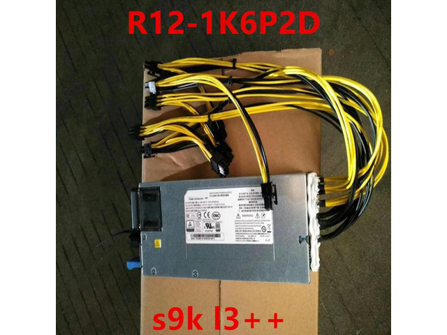 OwnShoe Miner PSU For Chicony Single 12V s9k l3++ 1600W Mining Power Supply R12-1K6P2D