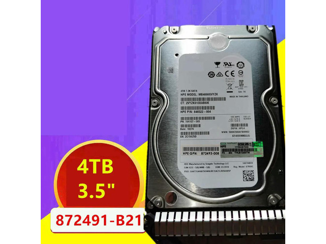 OwnShoe HDD For G8 G9 4TB 3.5' SATA 6 Gb/S 128MB 7200RPM For Internal HDD For Server HDD For 872772-001 872491-B21
