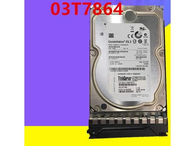 OwnShoe HDD For 1TB 3.5' SATA 6 Gb/s 64MB 7200RPM For Internal HDD For Server HDD For 03T7864