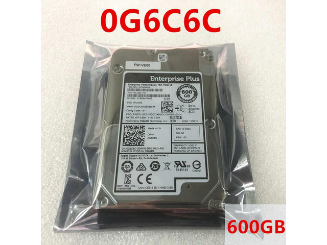 OwnShoe Almost HDD For 600GB 2.5' SAS 64MB 15000RPM For Internal HDD For Server HDD For ST600MP0005 G6C6C 0G6C6C