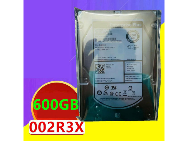 OwnShoe HDD For SC8000 600GB 3.5' SAS 6 Gb/s 64MB 15K For Internal HDD For Server HDD For 02R3X 002R3X ST3600057SS