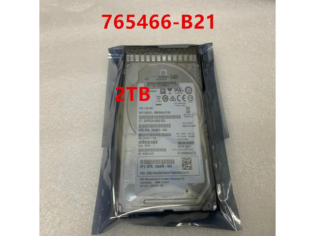 OwnShoe HDD For G8 G9 G10 2TB 2.5' SAS 12 Gb/S 64MB 7200RPM For Internal HDD For Server HDD For 765466-B21 765873-001