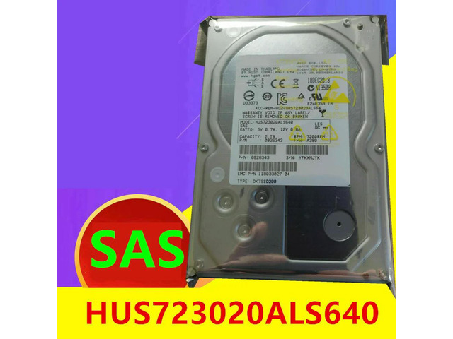OwnShoe HDD For Hgst 2TB 3.5' SAS 64MB 7200RPM For Internal HDD For Server HDD For HUS723020ALS640