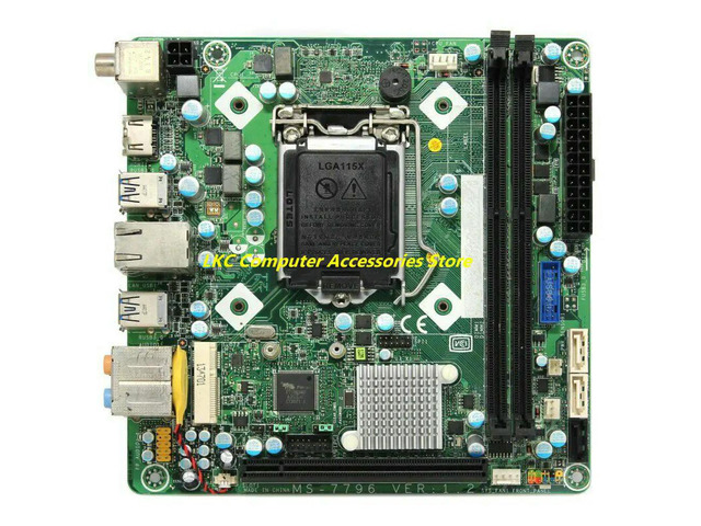 For X51 R2 Desktop Motherboard MS-7796 PGRP5 0PGRP5 CN-0PGRP5 Mainboard LGA1150 DDR3 ITX H87 100%Tested