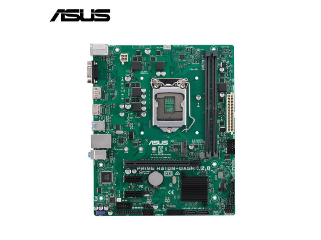 PRIME H310M-DASH R2.0 H310 Motherboard LGA 1151 8th 9th Gen Socket Supports i3 9100 9300 2 RAM Slot Max. 32GB DDR4