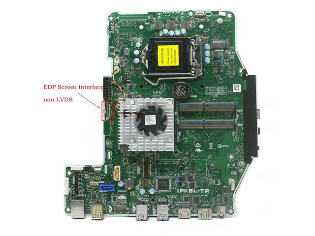 FOR Optiplex 7450 AIO All-In-One Motherboard 27XHW 027XHW CN-027XHW IPKBL-TP Mainboard EDP Screen Interface 100% Tested