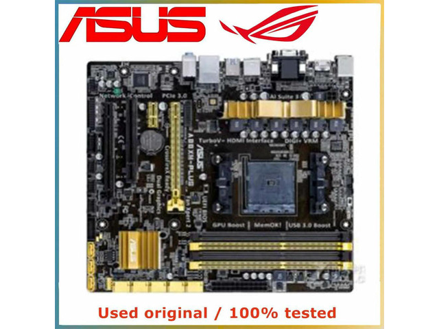 For A88X For A88XM-PLUS Computer Motherboard FM2 FM2+ DDR3 64G Desktop Mainboard SATA III USB PCI-E 3.0 X16