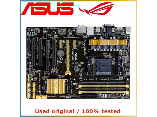 For A88X For A88X-PLUS Computer Motherboard FM2 FM2+ DDR3 64G Desktop Mainboard SATA III USB PCI-E 3.0 X16