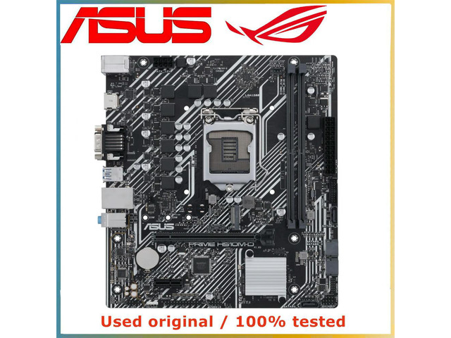 For PRIME H510M-D Computer Motherboard LGA 1200 DDR4 64G For H510 Desktop Mainboard M.2 NVME PCI-E 3.0 X16