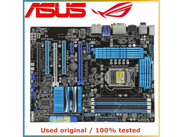 For P8Z68-V PRO Computer Motherboard LGA 1155 DDR3 32G For Z68 P8Z68 Desktop Mainboard SATA III PCI-E 3.0 X16