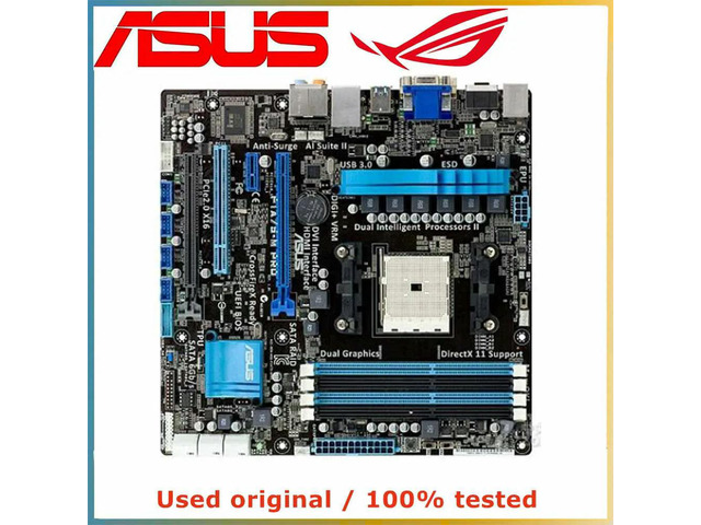 For F1A75-M PRO Computer Motherboard FM1 DDR3 32G For A75 Desktop Mainboard SATA III USB PCI-E 3.0 X16