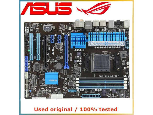 For M5A97 EVO Computer Motherboard AM3+ AM3 DDR3 32G For 970 Desktop Mainboard USB3.0 SATA III