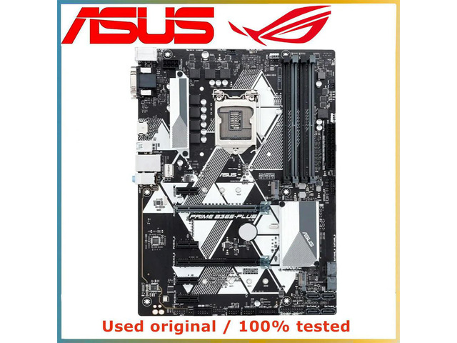 For PRIME B365-PLUS Computer Motherboard LGA 1151 DDR4 64G For B365 Desktop Mainboard SATA III PCI-E 3.0 X16