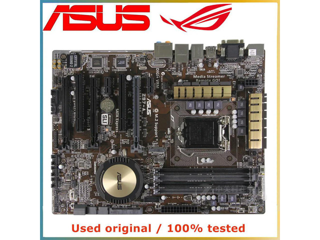 For Z97-A Computer Motherboard LGA 1150 DDR3 32G For Z97 Desktop Mainboard SATA III PCI-E 3.0 X16