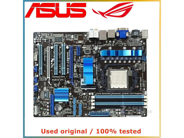 For M4A88T-V EVO Computer Motherboard AM3 DDR3 32G For 880G Desktop Mainboard USB2.0 SATA II