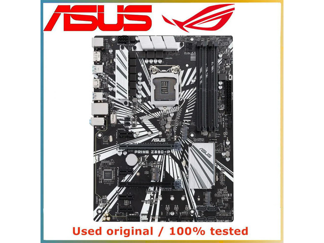 For PRIME Z390-P Computer Motherboard LGA 1151 DDR4 64G For Z390 Desktop Mainboard M.2 NVME PCI-E 3.0 X16
