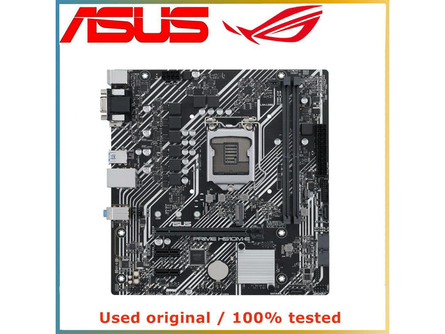 For PRIME H510M-E Computer Motherboard LGA 1200 DDR4 64G For H510 Desktop Mainboard M.2 NVME PCI-E 3.0 X16