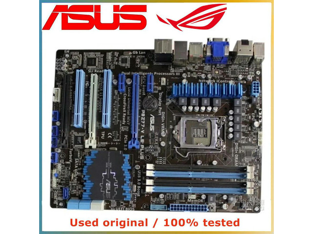 For P8Z77-V LE PLUS Computer Motherboard LGA 1155 DDR3 32G For Z77 P8Z77 Desktop Mainboard SATA III PCI-E 3.0 X16