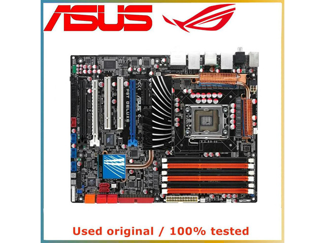 For X58 For P6T Deluxe Computer Motherboard LGA 1366 DDR3 24G Desktop Mainboard SATA II PCI-E 2.0 X16