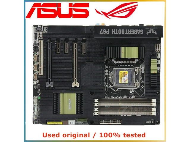 For SaberTooth P67 Motherboard LGA 1155 DDR3 32G For P67 P8P67 Desktop Mainboard SATA III PCI-E 3.0 X16