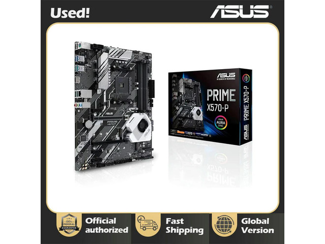 Prime X570-P Ryzen 3 AM4 with PCIe Gen4, Dual M.2 HDMI, SATA 6GB/s USB 3.2 Gen 2 ATX Motherboard