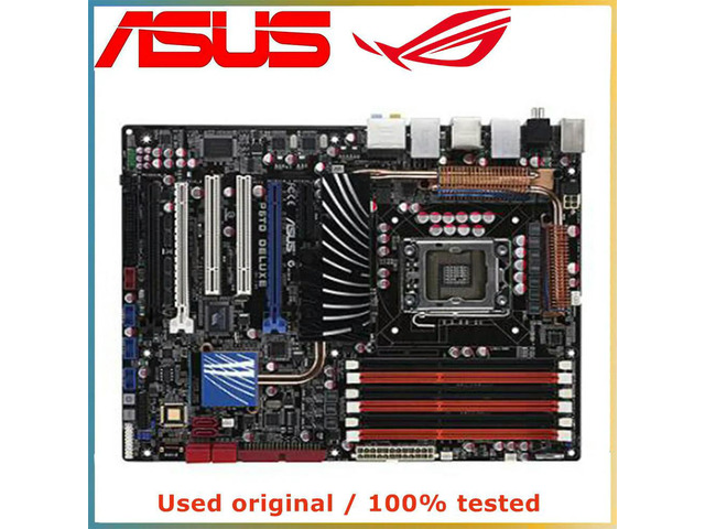 For X58 For P6TD Deluxe Computer Motherboard LGA 1366 DDR3 24G Desktop Mainboard SATA II PCI-E 2.0 X16