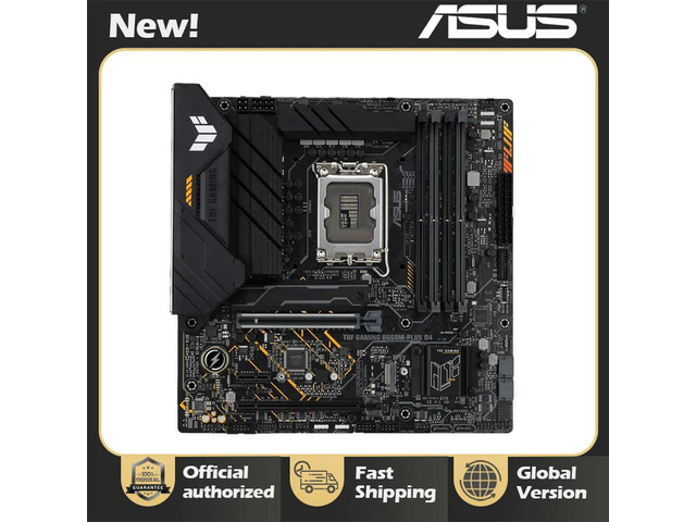 TUF GAMING B660M-PLUS D4 motherboard supports PCIe 5.0, 128GB DDR4 5333, M.2 slot B660 mATX gaming motherboard