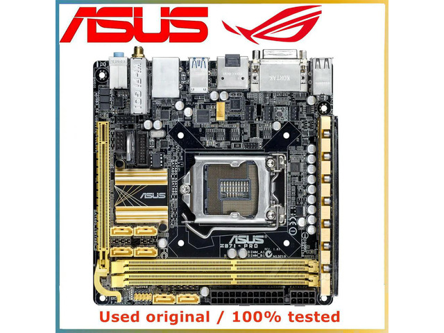 Z87i MINI ITX For Z87I-PRO Computer Motherboard LGA 1150 DDR3 16G For Z87 Desktop Mainboard SATA III PCI-E 3.0 X16