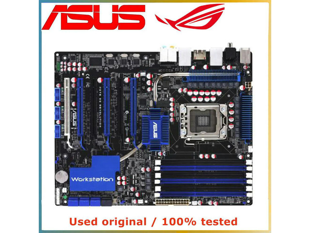 For X58 For P6T6 WS Revolution Computer Motherboard LGA 1366 DDR3 24G Desktop Mainboard SATA II PCI-E 2.0 X16