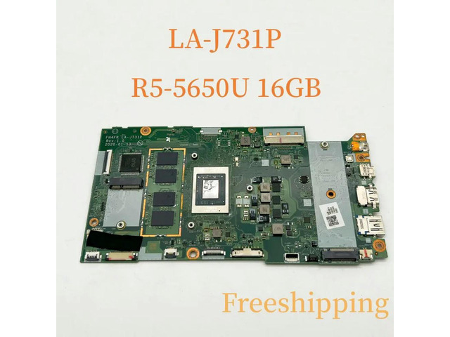 LA-J731P For Swift SF314-42 Laptop Motherboard NBHSF11004 With R5-5650U CPU 16GB RAM Mainboard 100% Tested Fully Work