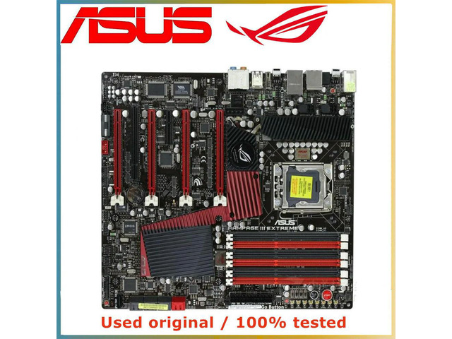 For X58 For Rampage III Extreme Motherboard LGA 1366 DDR3 24G Desktop Mainboard SATA II PCI-E 2.0 X16