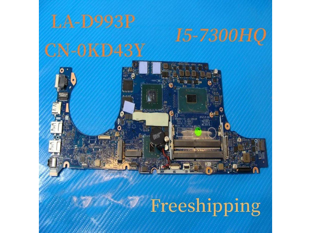 CN-0KD43Y For INSPIRON 15 7567 Motherboard LA-D993P 0KD43Y KD43Y With I5-7300HQ Mainboard 100% Tested Fully Work