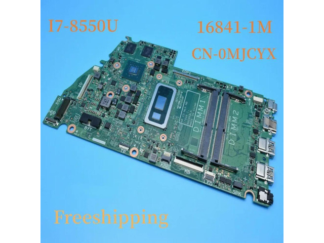 CN-0MJCYX For Inspiron 7570 Motherboard 16841-1M 0MJCYX MJCYX With I7-8550U Mainboard 100% Tested Fully Work