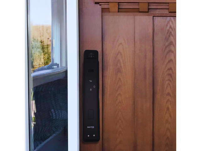 Dalton P90 Smart Lock - 3D Face & Finger Vein Recognition, Fingerprint, WiFi, PIN Code, IC Card, Key, Alexa/Google Compatible, Anti-Pry Alarm,...