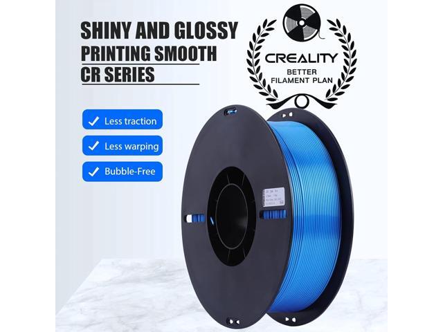 Creality Silk PLA Filament 12-Pack - 1.75mm, High Gloss Texture, 2.2lb Spools Each, Clog-Free, Compatible with Creality Ender, CR Series, and Most...