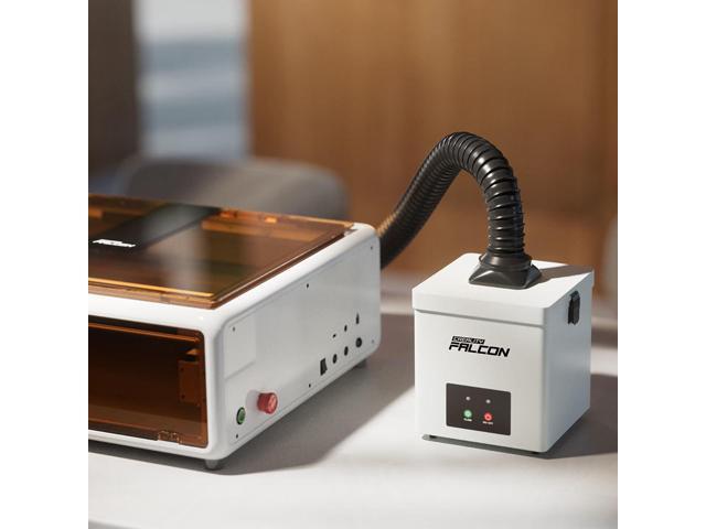 Creality Falcon YW45 Desktop Smoke Purifier for A1 Cutter, Dual-Layer HEPA & Carbon Filtration, 99.97% Efficiency, Low Noise, Adjustable Speed,...