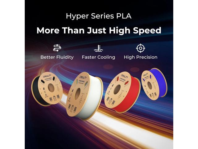 Creality Hyper PLA 3D Printer Filament 1.75mm, 1kg Spool, Up to 600mm/s High-Speed Printing, +/-0.03mm Accuracy, Compatible with Creality K1 Max...
