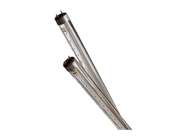 Ushio Indiglow LED T8 Black Light Universal 48' Tube, 15W 405nm No UVA, Ballast Compatible or Direct Wire Bypass, 120-277V, F15T8BLB (3000742)
