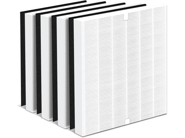 Jaspertronics Air Purifier Replacement Filter 3304899-Filter, 4 filters + 4 carbon pre-filters, Compatible with Coway AP-1512HH, AP-1512HH-FP,.