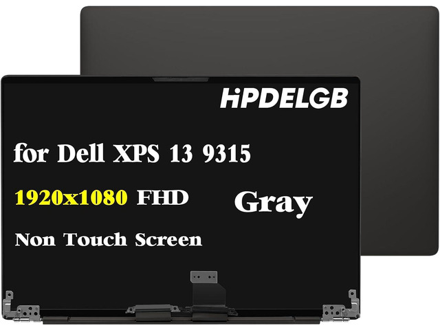 Replacement for Dell XPS 13 9315 P153G P153G001 1920x1080 LCD Non-Touch Screen Display Gray