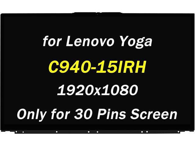 Replacement for Lenovo Yoga C940-15IRH Type 81TE LCD Display for Yoga 9-15IMH5 Type 82DE 5D10S39615 5D10S39662 15.6' FHD 1920x1080 30pins LCD LED...