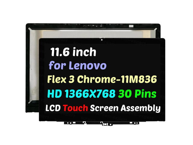 11.6' for Lenovo Flex 3 Chrome 11M836 5D10Z77950 LED LCD Touch Screen Assembly