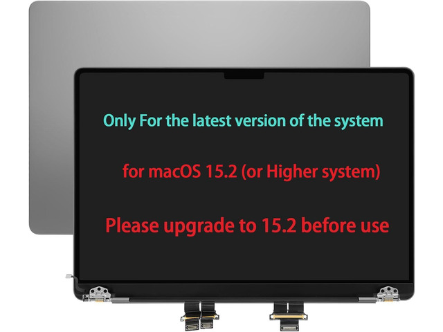 14' Screen Replacement for MacBook Pro M1 A2442 EMC 3650 M2 A2779 EMC 8102 M3 A2918 EMC 8304 LCD Screen Display Complete Top Assembly 2021 2023 (Gray)