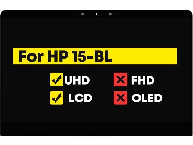15.6' Screen Assembly for HP Spectre X360 15-BL 15-BL112DX 15-BL012DX 15-BL062NR 15-BL072NR 15-BL152NR NV156QUM-N72 911082-001 UHD 3840 x 2160 40...