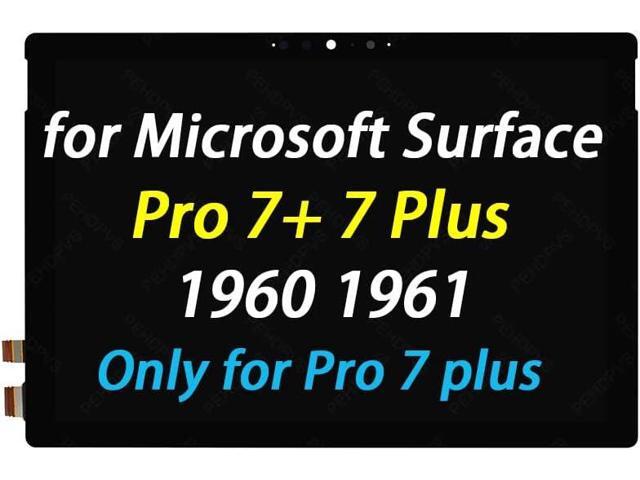 for Microsoft Surface Pro 7 Plus 1960 1961 (2021) Screen Replacement for Surface Pro 7+ Digitizer 2736x1824 12.3 inch LED LCD Touch Screen Display...