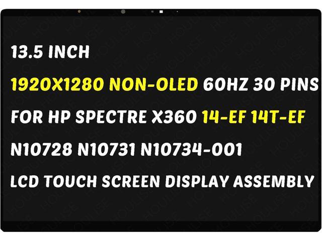 Replacement for HP Spectre x360 14-ef 14t-ef 14-ef2013nb 14-ef0018tu 14t-ef000 14-ef0058tu N10728-001 N10731-001 N10734-001 1920x1280 13.5' 30 Pins...